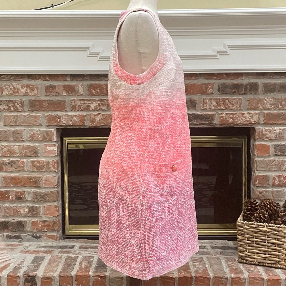Cynthia Steffe neon pink ombré shift dress / 12 / Excellent condition - Picture 5 of 15